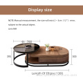 Walnut Color Living Room Furniture Coffee table